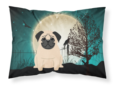 Pug - Fawn - Halloween Scary Standard Pillowcase