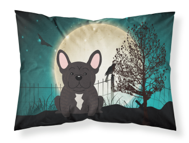 French Bulldog - Brindle - Halloween Scary Standard Pillowcase
