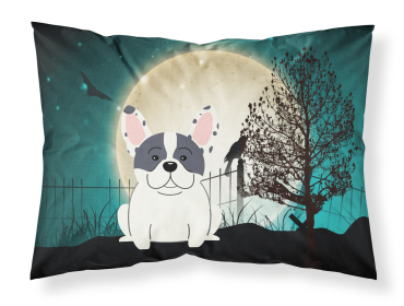 French Bulldog - Piebald - Halloween Scary Standard Pillowcase