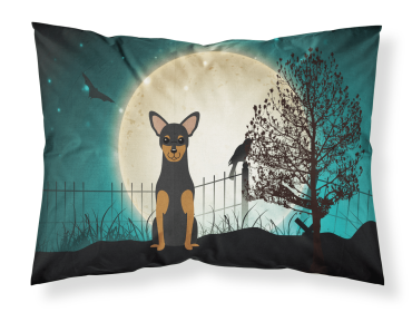 Manchester Terrier Halloween Scary Standard Pillowcase