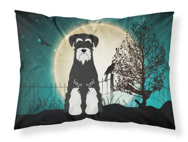 Schnauzer - Standard - Salt and Pepper - Halloween Scary Standard Pillowcase
