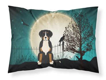 Greater Swiss Mountain Dog Halloween Scary Standard Pillowcase