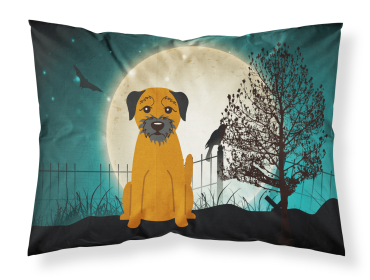 Border Terrier Halloween Scary Standard Pillowcase