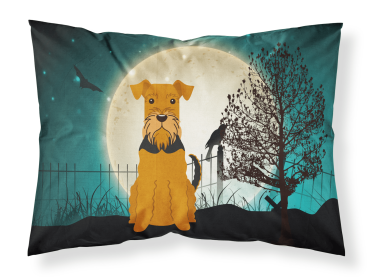 Airedale Terrier Halloween Scary Standard Pillowcase