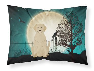 Labrador Retriever - Yellow - Halloween Scary Standard Pillowcase