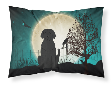 Labrador Retriever - Black - Halloween Scary Standard Pillowcase
