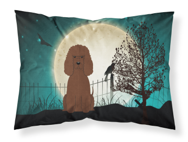 Irish Water Spaniel Halloween Scary Standard Pillowcase