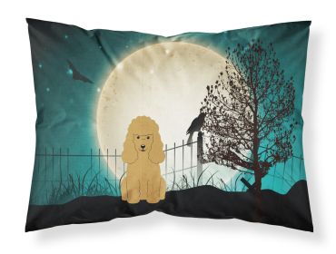 Poodle - Tan - Halloween Scary Standard Pillowcase