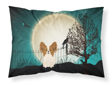 Papillon - Red and White - Halloween Scary Standard Pillowcase