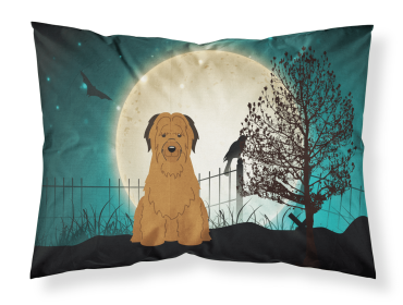 Briard - Brown - Halloween Scary Standard Pillowcase