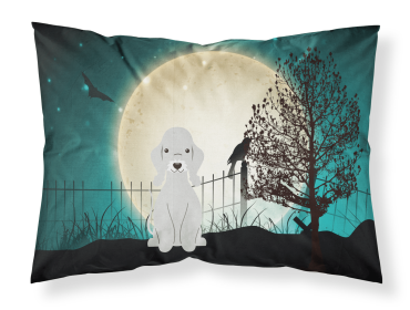 Bedlington Terrier - Blue - Halloween Scary Standard Pillowcase