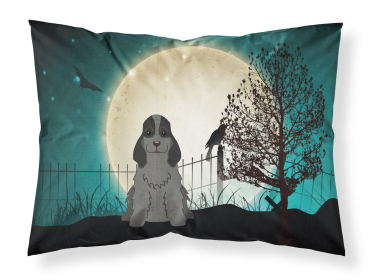 Cocker Spaniel - Black - Halloween Scary Standard Pillowcase