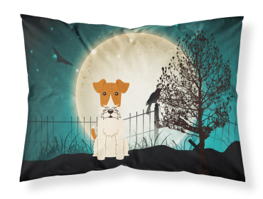 Wire Fox Terrier Halloween Scary Standard Pillowcase