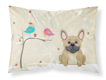 French Bulldog - Cream - Christmas Presents between Friends Standard Pillowcase