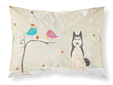 West Siberian Laika Spitz Christmas Presents between Friends Standard Pillowcase