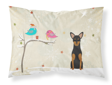 Manchester Terrier Christmas Presents between Friends Standard Pillowcase
