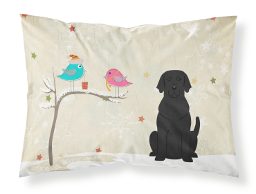 Labrador Retriever - Black - Christmas Presents between Friends Standard Pillowcase