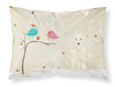 Soft Coated Wheaten Terrier Christmas Presents between Friends Standard Pillowcase