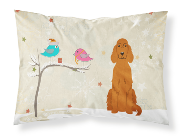 Irish Setter Christmas Presents between Friends Standard Pillowcase