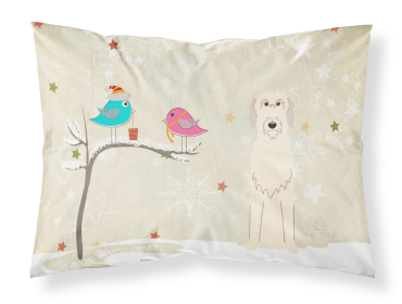 Irish Wolfhound Christmas Presents between Friends Standard Pillowcase
