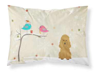 Poodle - Tan - Christmas Presents between Friends Standard Pillowcase