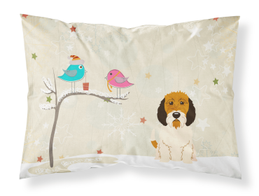 Petit Basset Griffon Vendeen Christmas Presents between Friends Standard Pillowcase