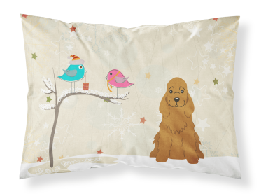 Cocker Spaniel - Red - Christmas Presents between Friends Standard Pillowcase