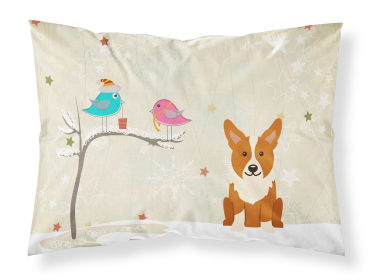 Corgi Christmas Presents between Friends Standard Pillowcase