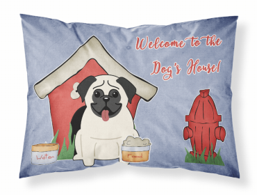 Pug - Cream - Doghouse Collection Standard Pillowcase