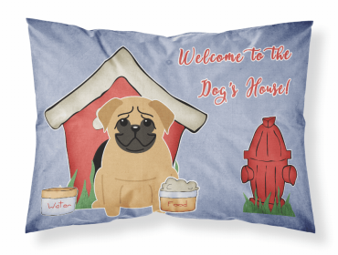 Pug - Brown - Doghouse Collection Standard Pillowcase