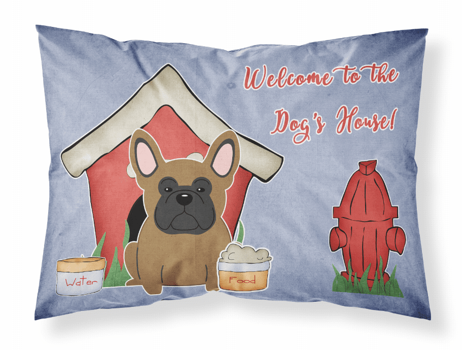 French Bulldog - Brown - Doghouse Collection Standard Pillowcase