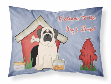 Mastiff - White - Doghouse Collection Standard Pillowcase