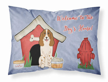 Russian Spaniel Doghouse Collection Standard Pillowcase