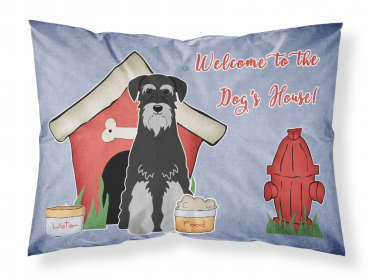 Schnauzer - Standard - Black and Grey - Doghouse Collection Standard Pillowcase