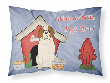 Saint Bernard Doghouse Collection Standard Pillowcase
