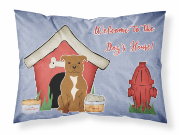 Staffordshire Bull Terrier - Brown - Doghouse Collection Standard Pillowcase