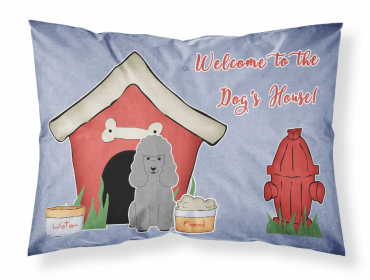 Poodle - Silver - Doghouse Collection Standard Pillowcase
