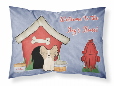 Papillon - Sable and White - Doghouse Collection Standard Pillowcase