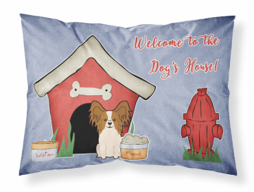 Papillon - Red and White - Doghouse Collection Standard Pillowcase