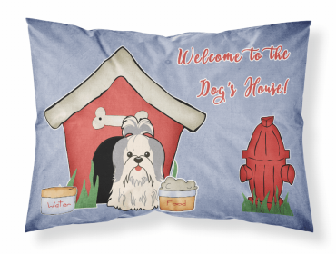 Shih Tzu - Silver and White - Doghouse Collection Standard Pillowcase