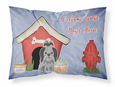 Shih Tzu - Black and Silver - Doghouse Collection Standard Pillowcase