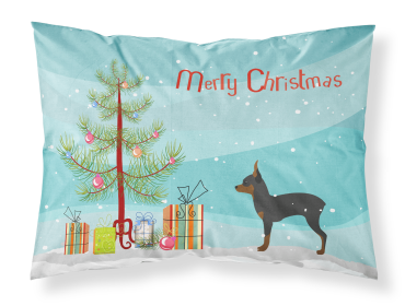 Min Pin Merry Christmas Tree Standard Pillowcase