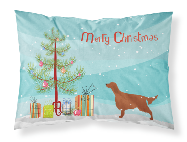 Irish Setter Merry Christmas Tree Standard Pillowcase