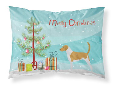 American Foxhound Merry Christmas Tree Standard Pillowcase