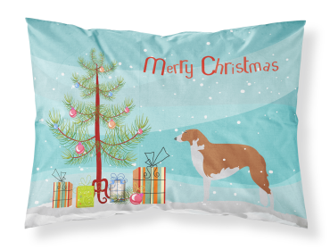Borzoi/Russian Wolfhound Merry Christmas Tree Standard Pillowcase
