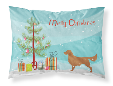 Golden Retriever Merry Christmas Tree Standard Pillowcase