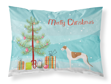 Greyhound Merry Christmas Tree Standard Pillowcase