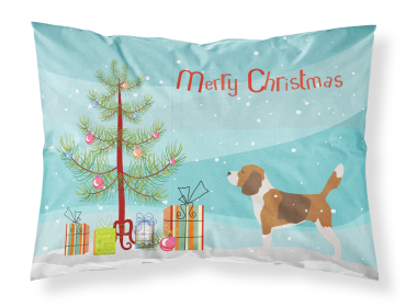 Beagle Merry Christmas Tree Standard Pillowcase