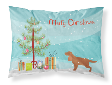 English Cocker Spaniel Merry Christmas Tree Standard Pillowcase