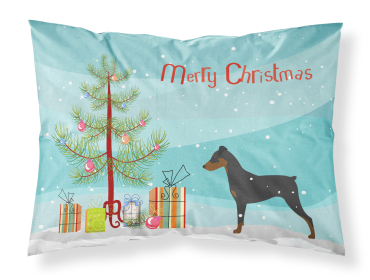 German Pinscher Merry Christmas Tree Standard Pillowcase